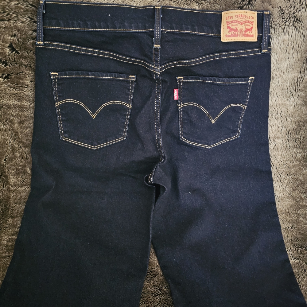 Levi's Dark Blue Jean Shorts